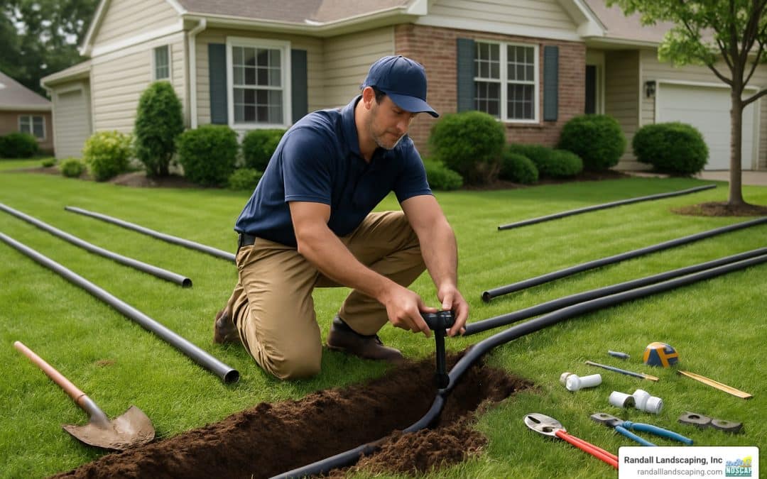 professional sprinkler installation