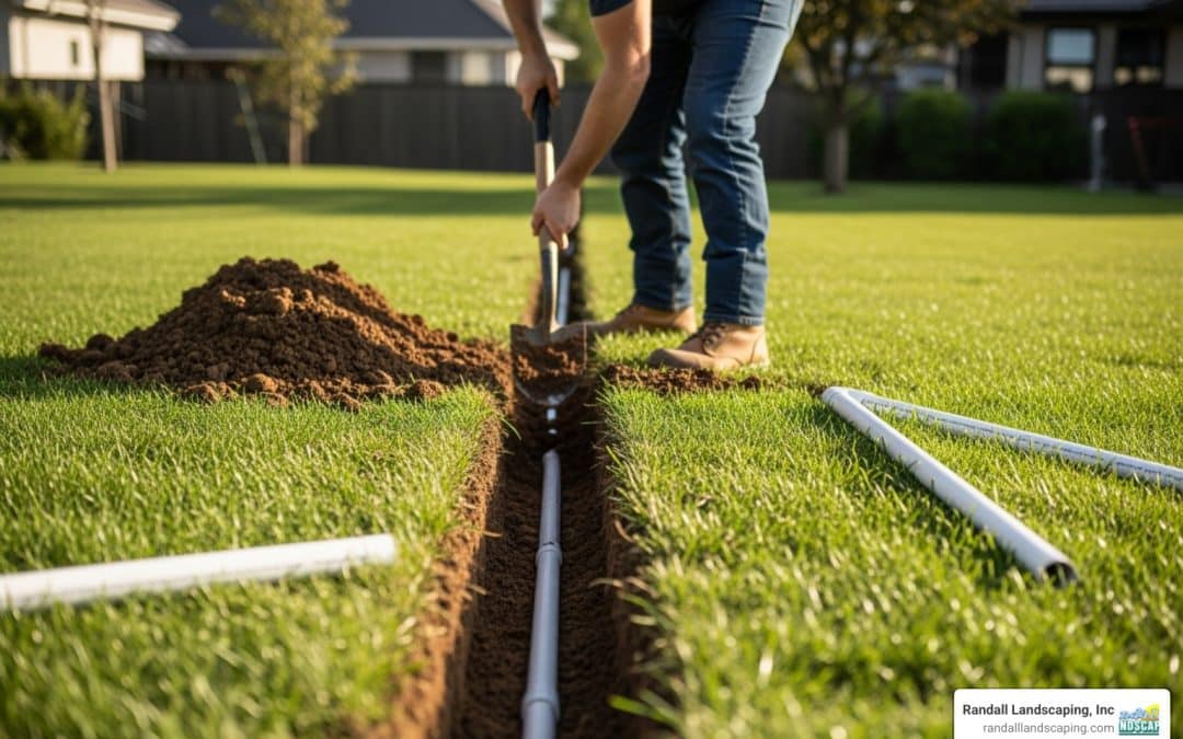 garden sprinkler system installation