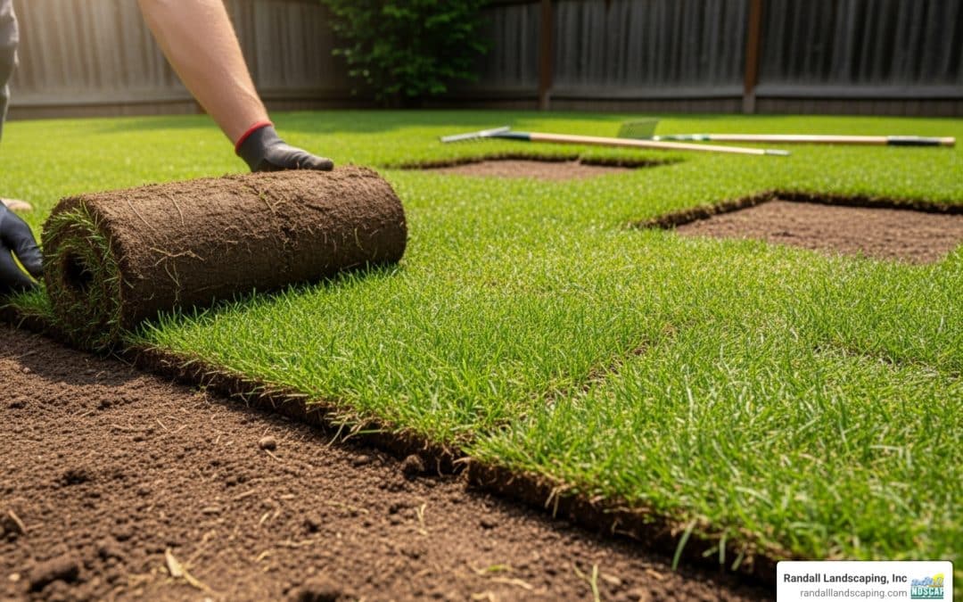 grass sod installation