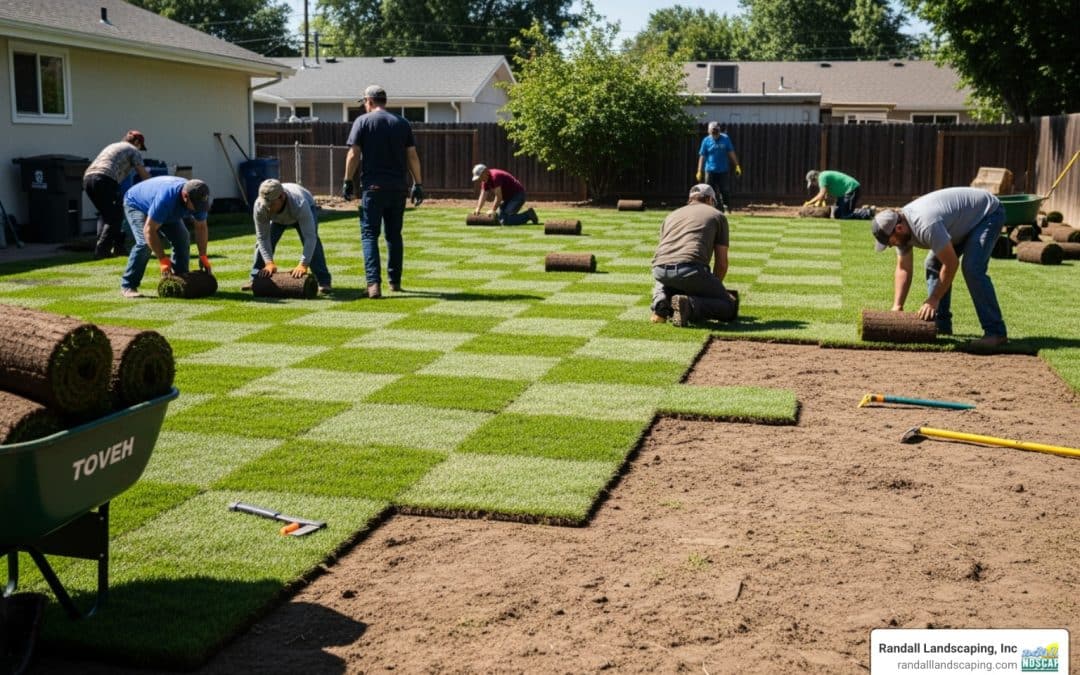 how to plant a lawn from sod