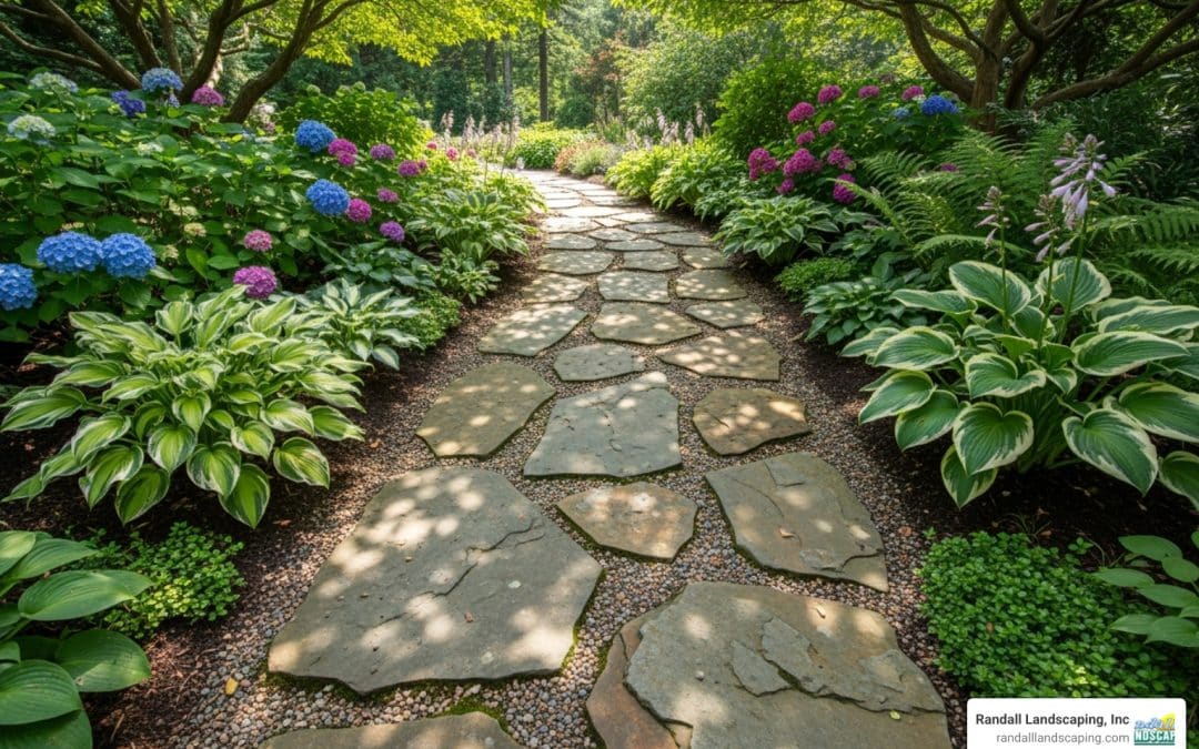 installing flagstone stepping stones