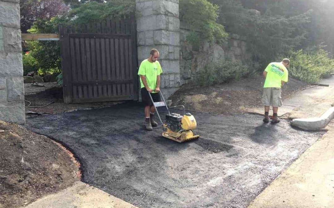 laying pavers